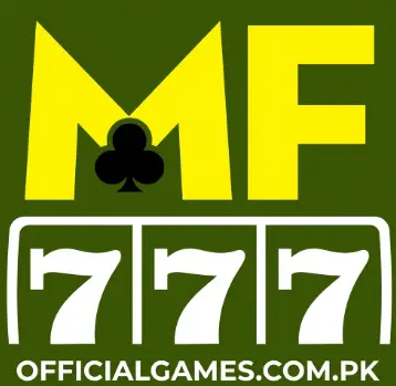 MF777 app icon featuring shiny golden 777 numbers on a vibrant purple background.